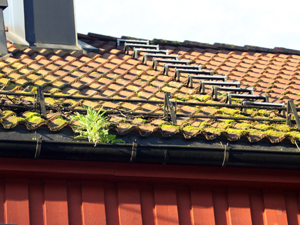 Slik fjerner du mose på taket - Bygg og Bevar