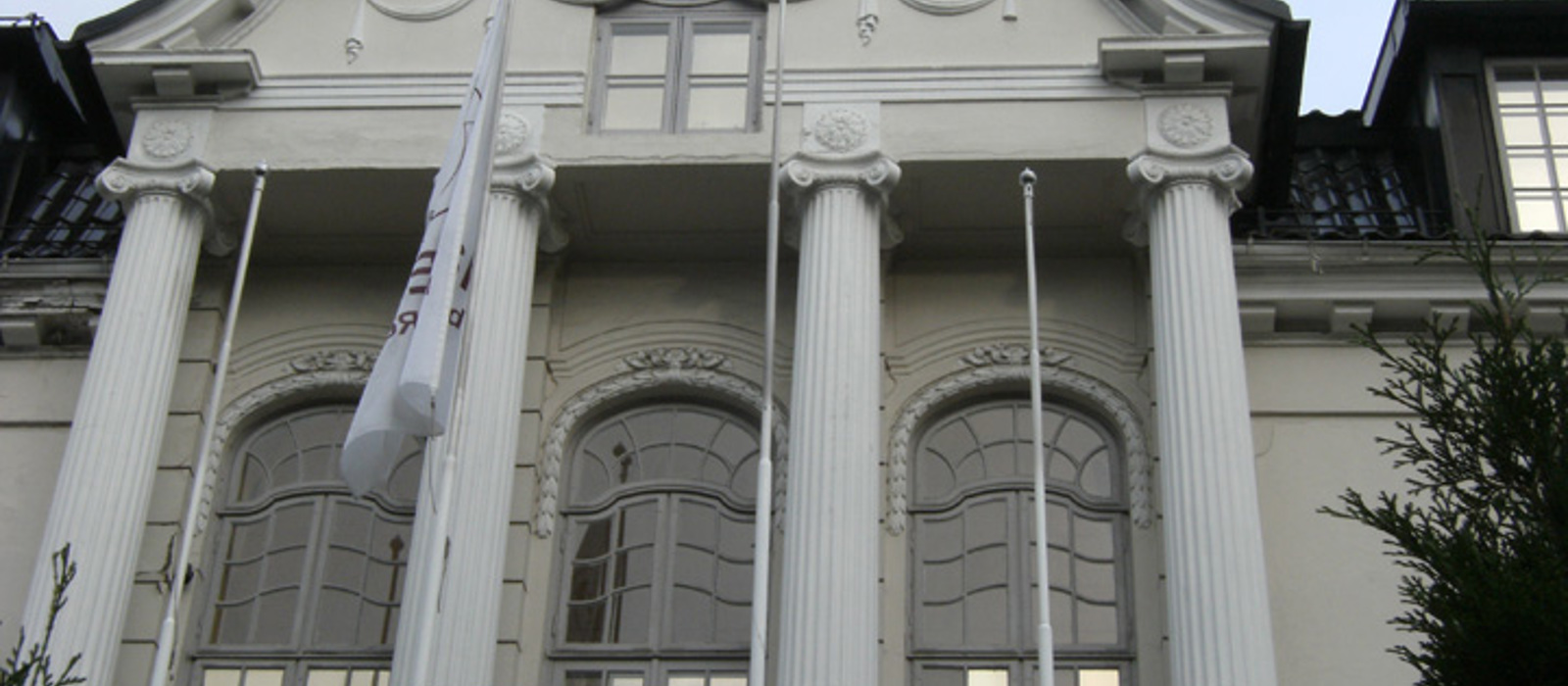 Balkong og gavl, Drammensveien i Oslo. Foto: Marte Boro