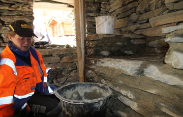 Tørrmuring med naturstein Tørrmuring med naturstein