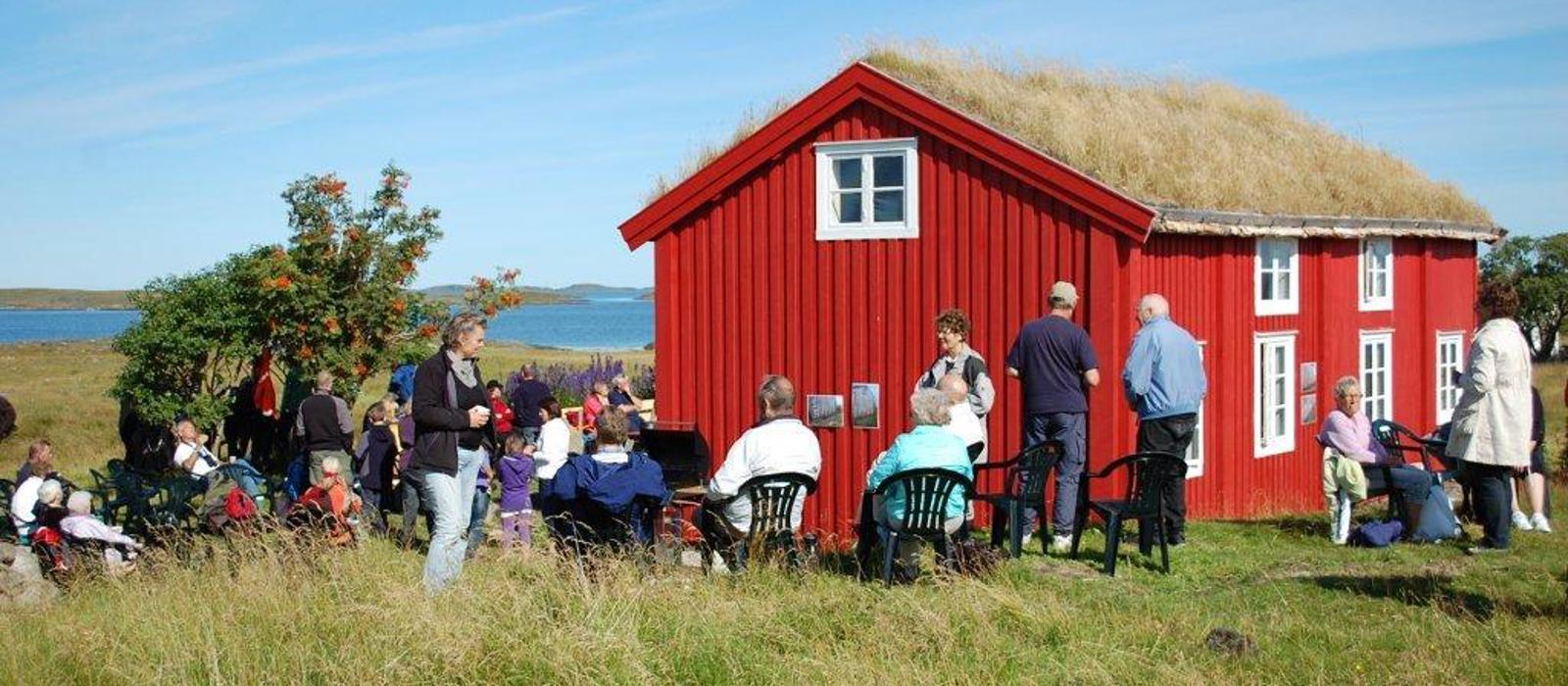 Øverstua (1793) Tåværet i Vegaøyan verdensarvområde, Nordland. Foto: Jon Suul, Norsk Kulturminnefond