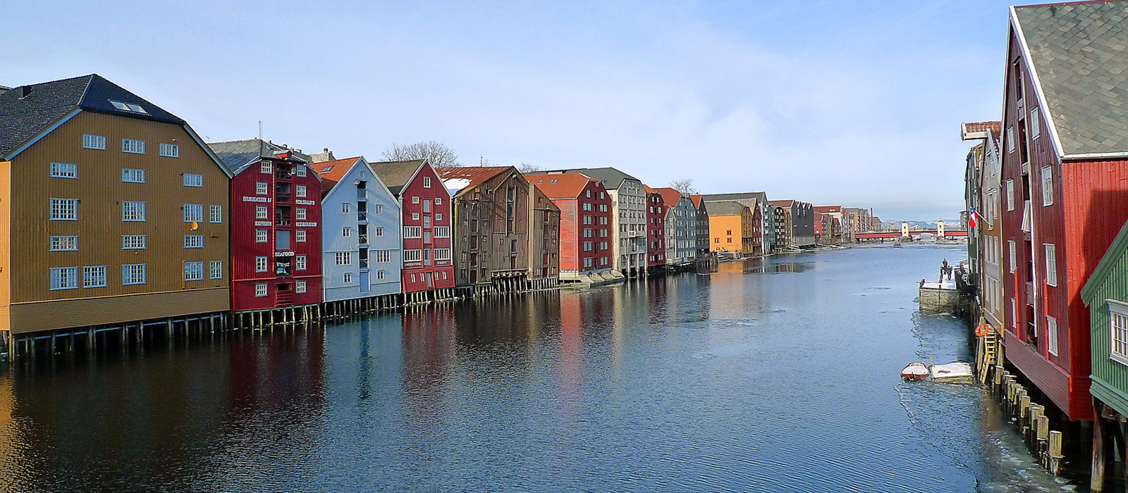 Bryggene i Trondheim. Foto: NTNU/ Ole Tolstad