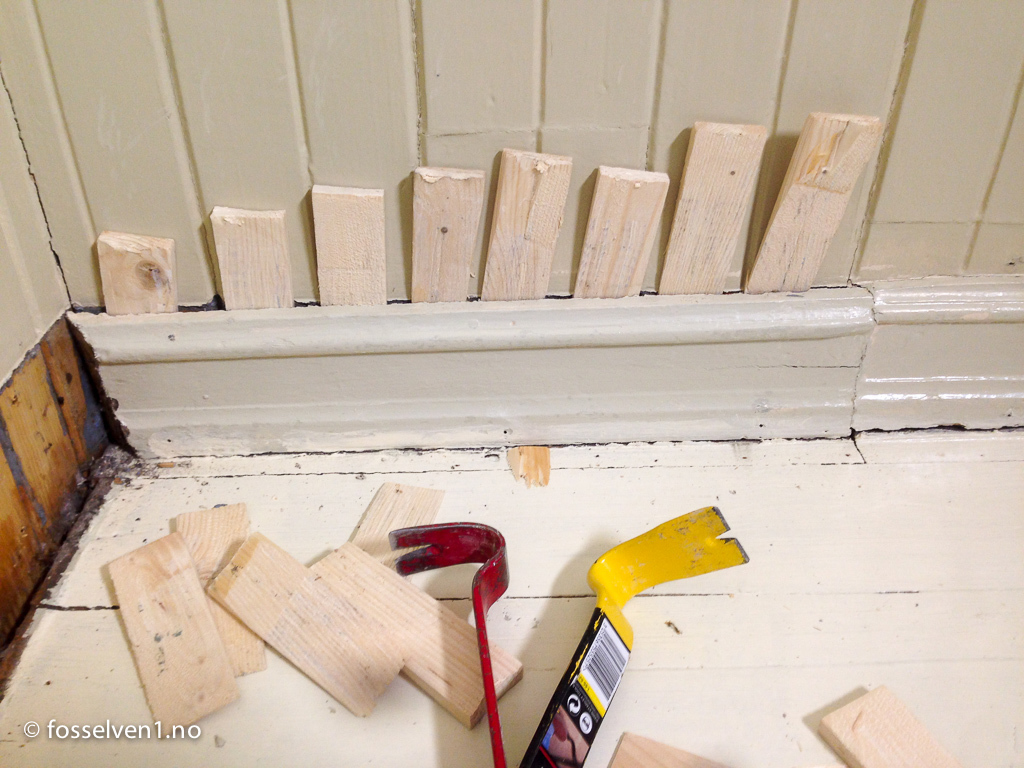 Hvordan få løs gamle lister Bygg og Bevar