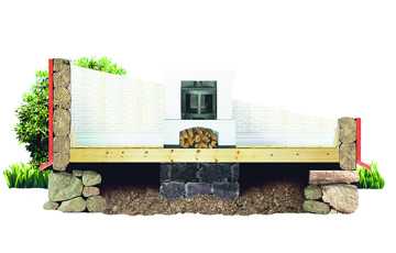 Isolering av gulv mot kald kjeller Isolering av gulv mot kald kjeller