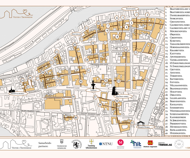 Veitekart Trondheim